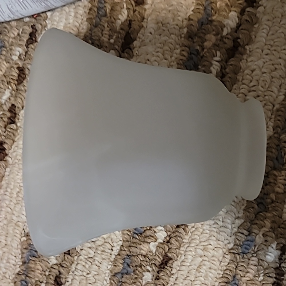 Frosted glass lamp shade